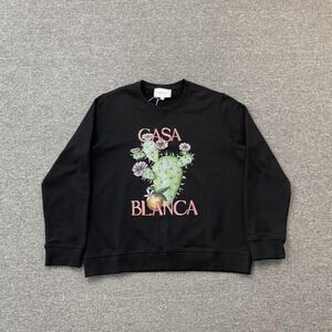 CASABLANCA  Cactus et Orange Embroidered Sweatshirt